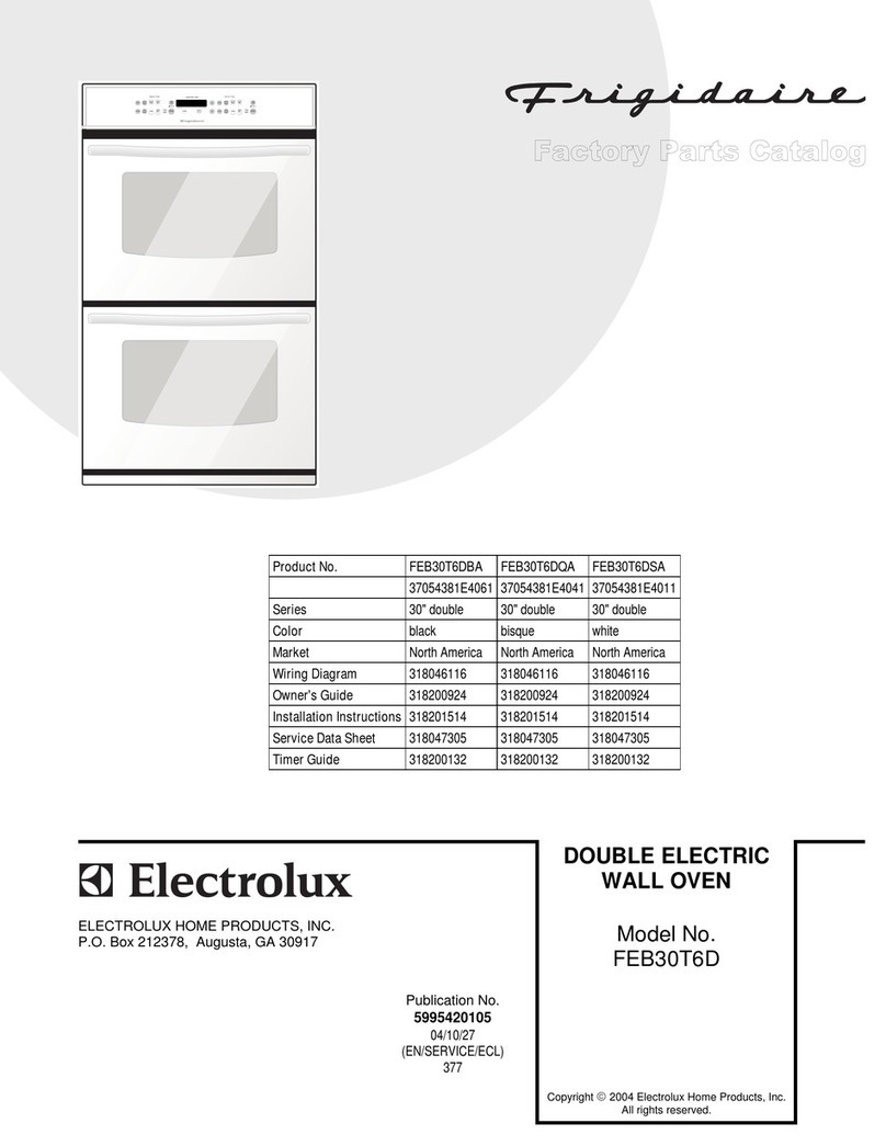 Frigidaire FEB30T6D User manual