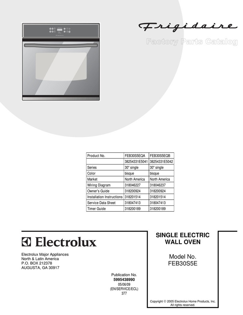 Frigidaire FEB30S5E Factory parts catalog