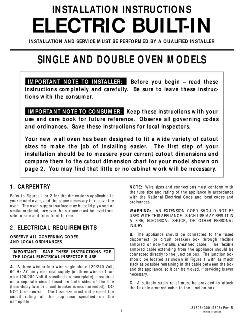 Frigidaire FEB755CESF User manual