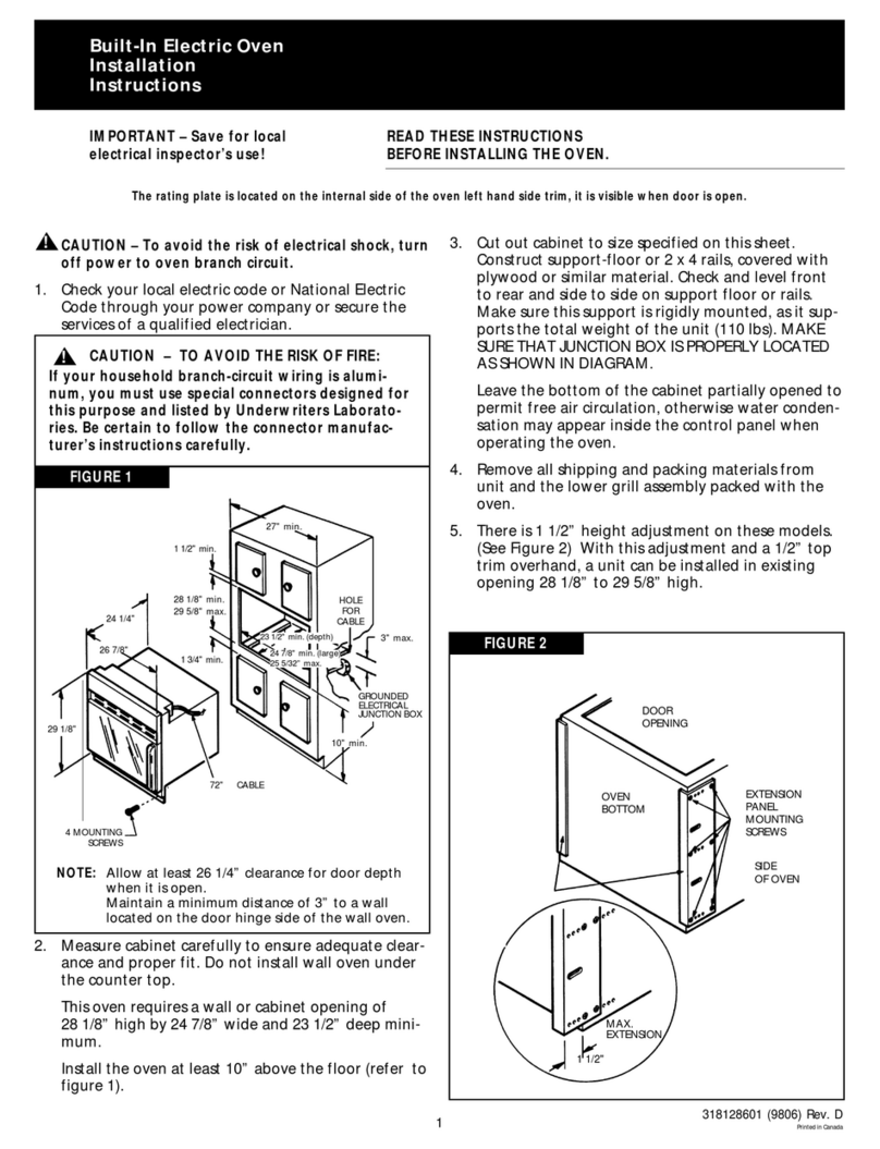 Frigidaire FEB702CESG User manual