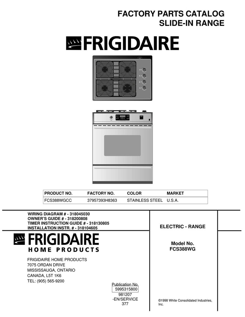 Frigidaire FCS388WG Factory parts catalog