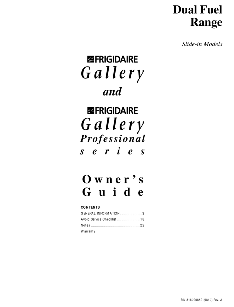 Frigidaire FCS388WECF User manual