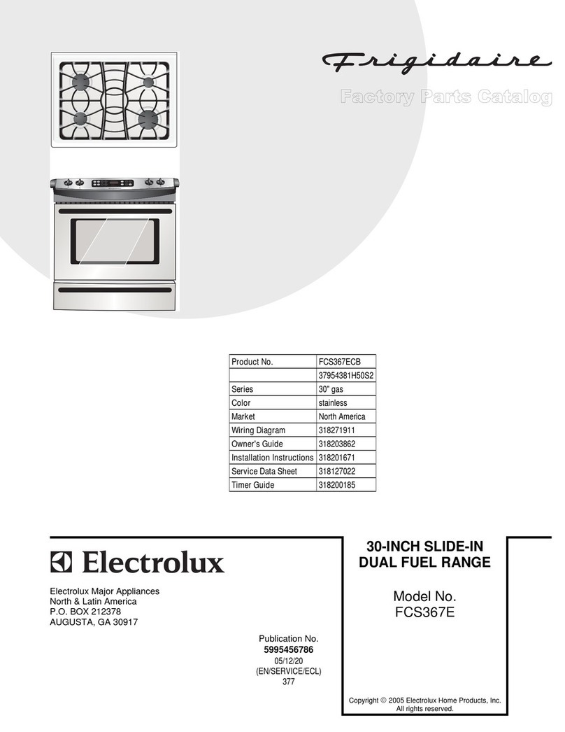 Frigidaire FCS367E User manual