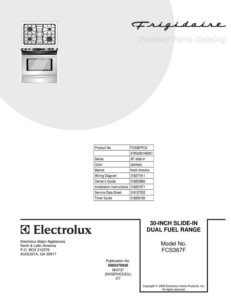 Frigidaire FCS367F Factory parts catalog