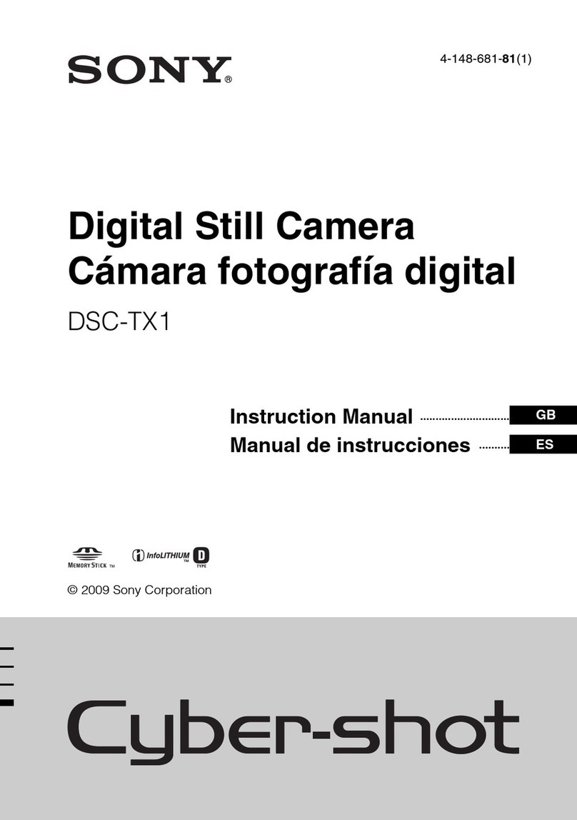Sony DSC-TX1 Cyber-shot® User manual