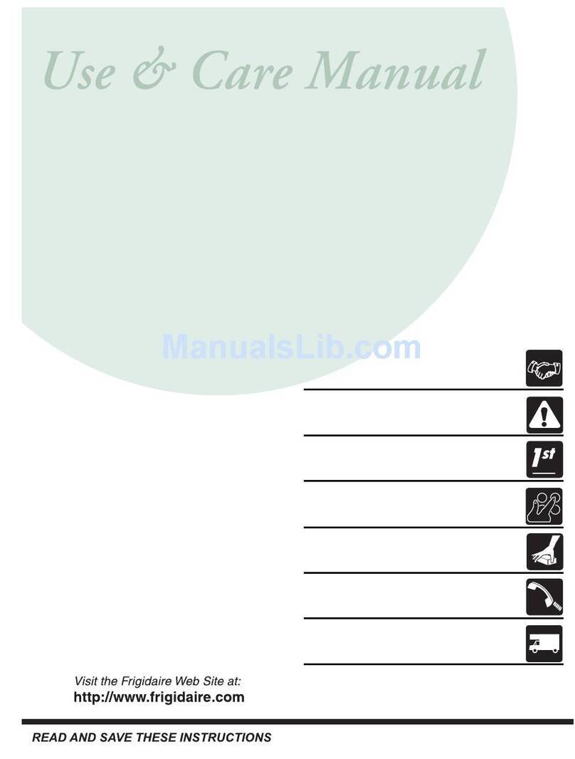 Frigidaire PLEW30S3FCB Use & care manual