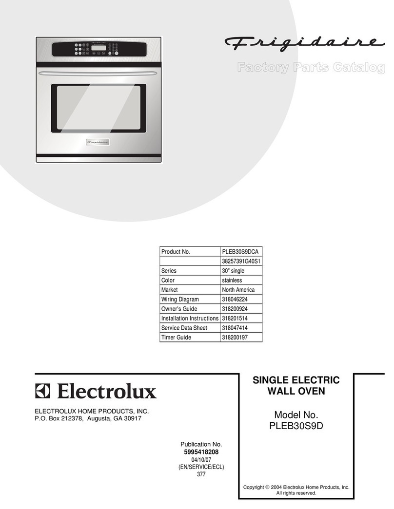 Frigidaire PLEB30S9D User manual