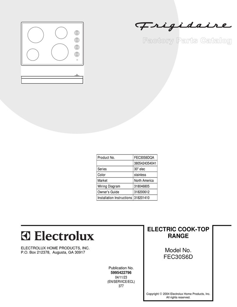 Frigidaire FEC30S6D Factory parts catalog