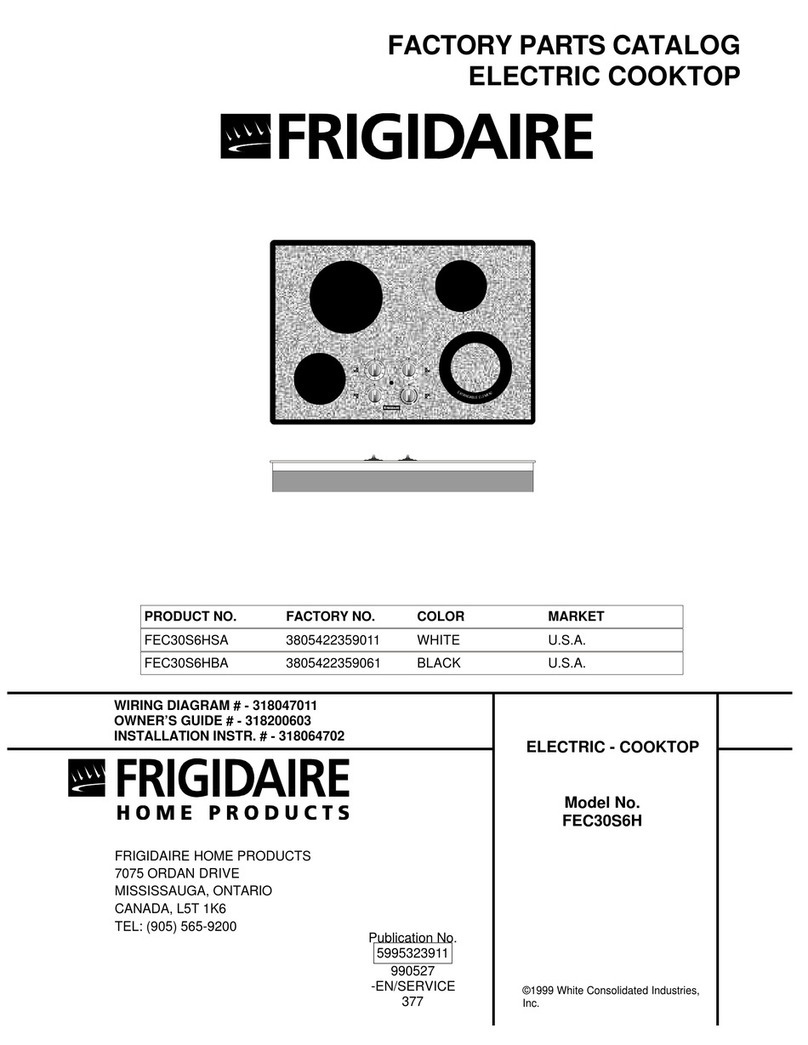 Frigidaire FEC30S6HSA User manual Frigidaire FEC30S6HSA User manual