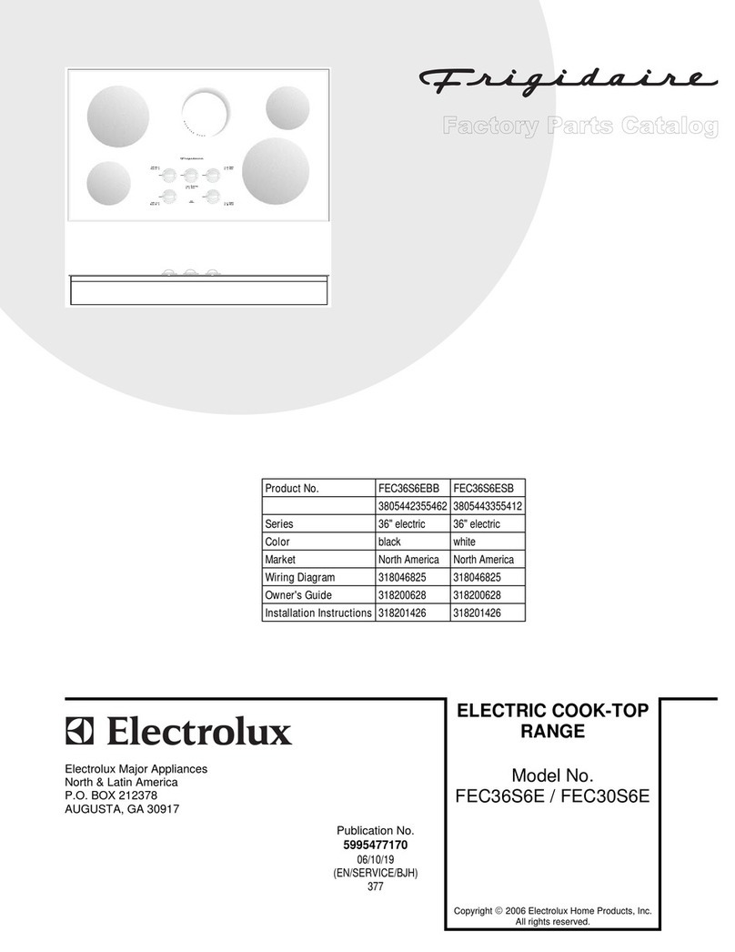 Frigidaire FEC36S6ESB Factory parts catalog