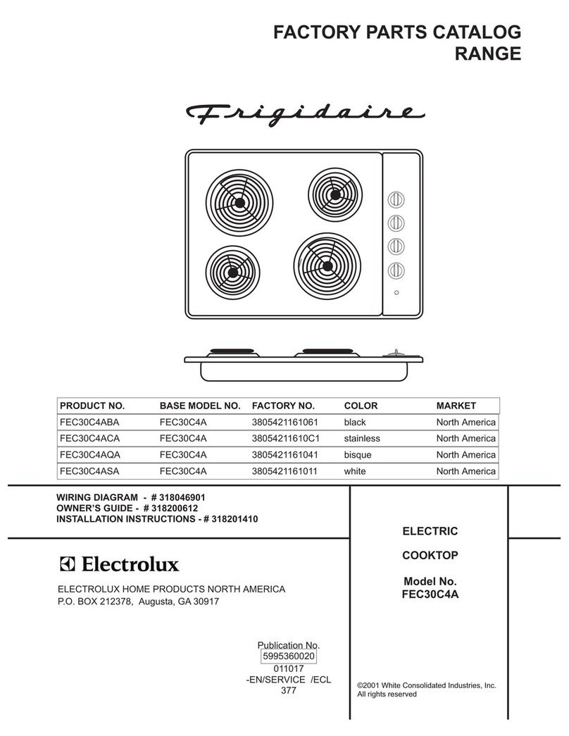 Frigidaire FEC30C4A User manual