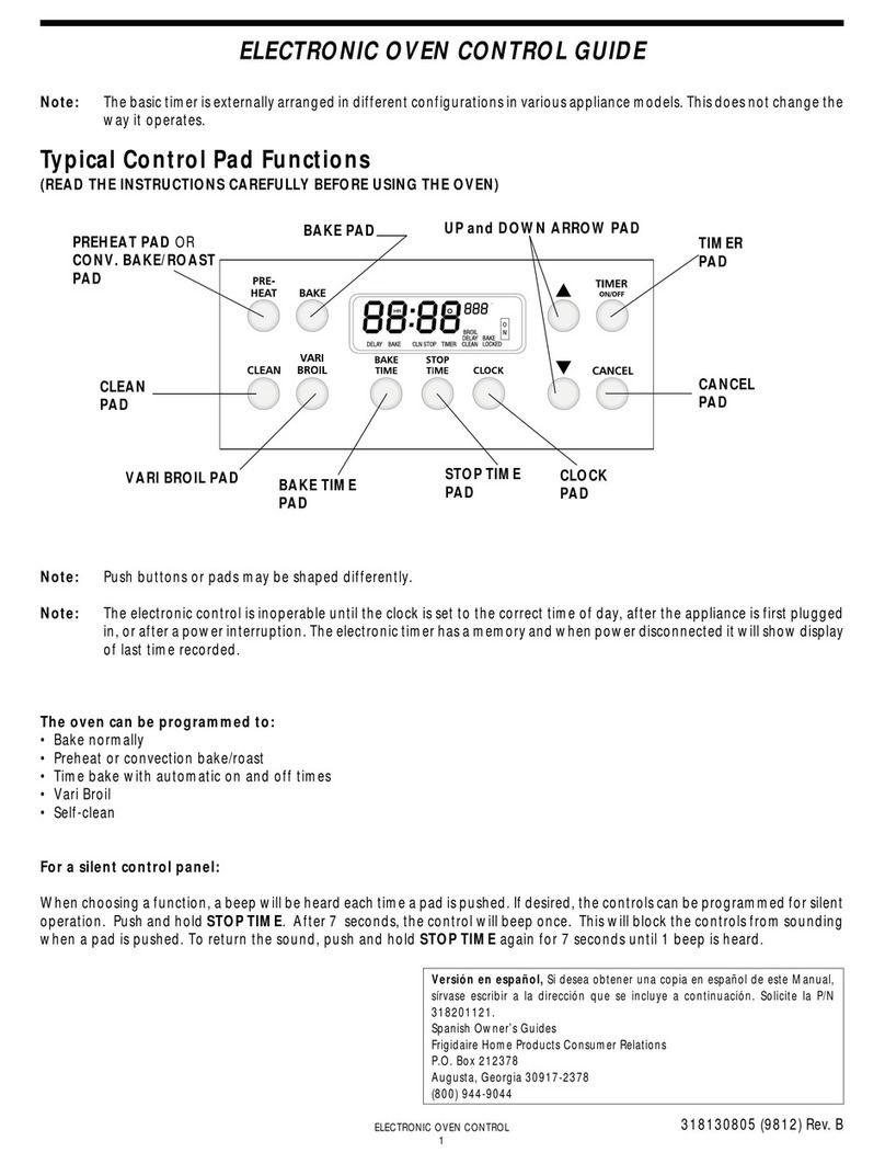 Frigidaire FCS388WHCD Use and maintenance manual