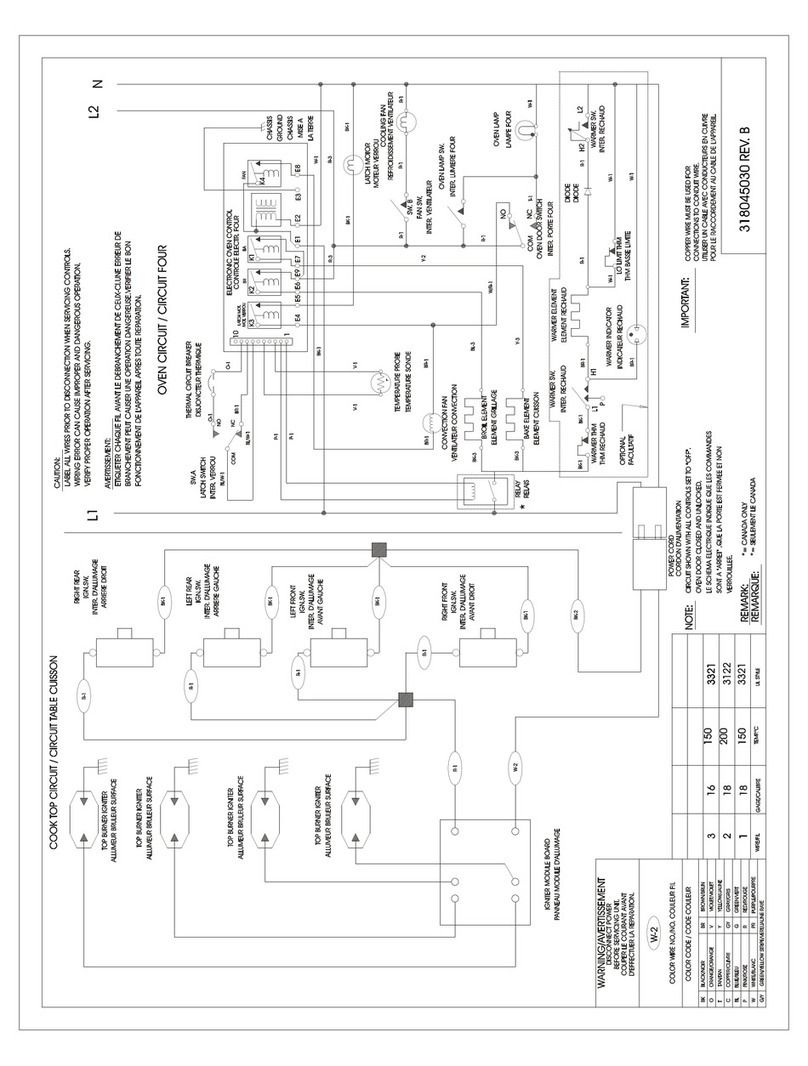 Frigidaire FCS388WHCB Wiring diagram