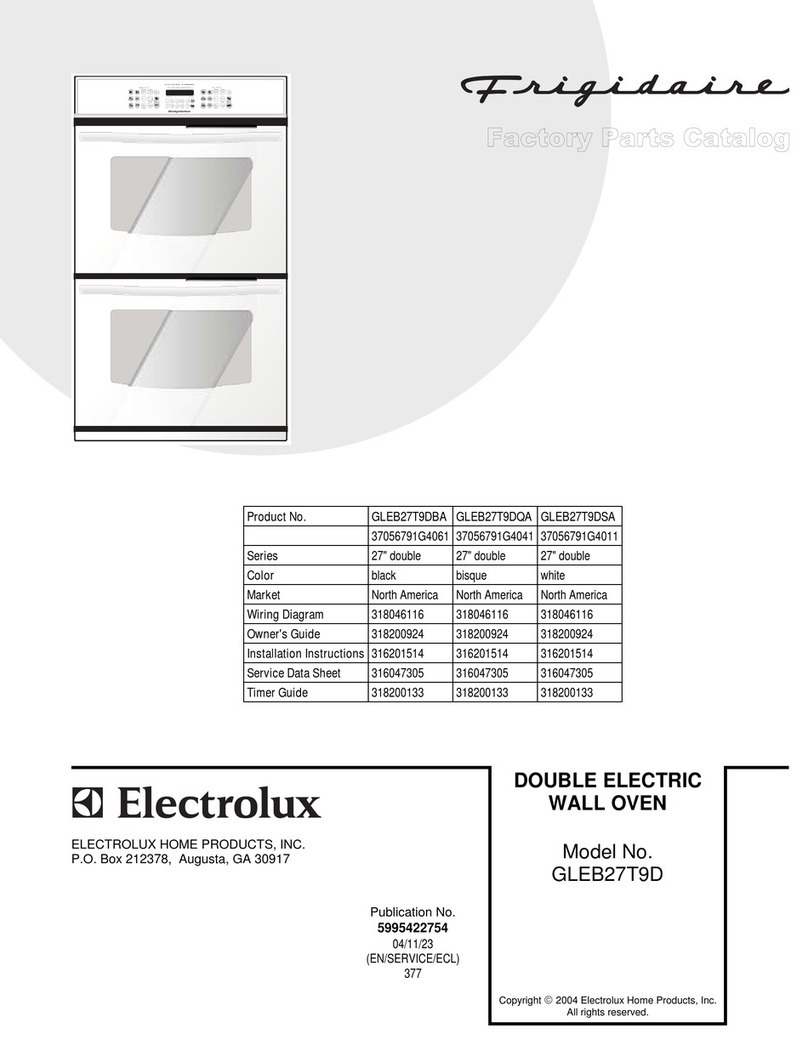 Frigidaire GLEB27T9D User manual Frigidaire GLEB27T9D User manual