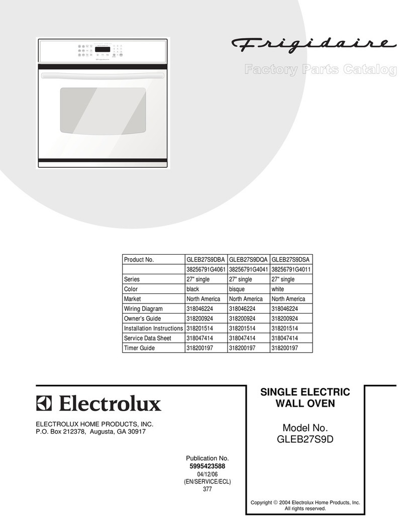 Frigidaire GLEB27S9D User manual