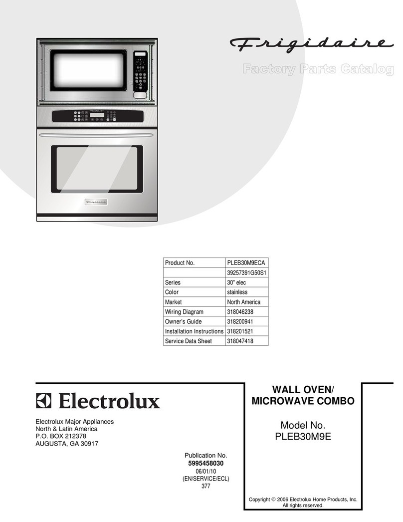 Frigidaire PLEB30M9E User manual