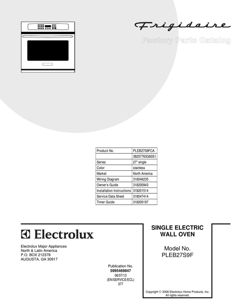 Frigidaire PLEB27S9F User manual