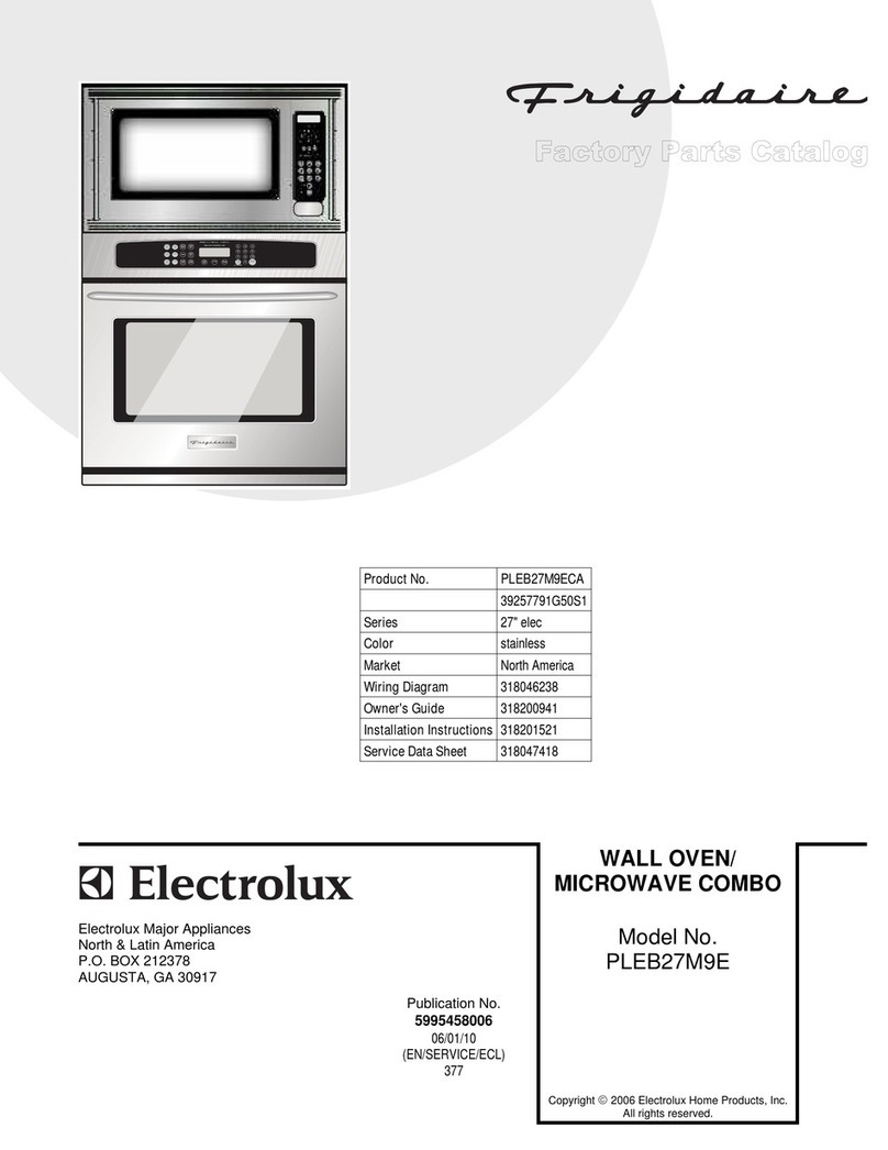 Frigidaire PLEB27M9E User manual Frigidaire PLEB27M9E User manual