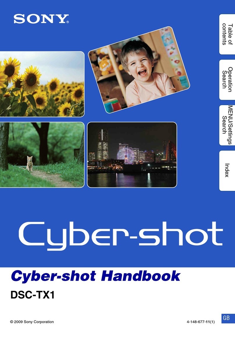 Sony DSC-TX1 Cyber-shot® User manual