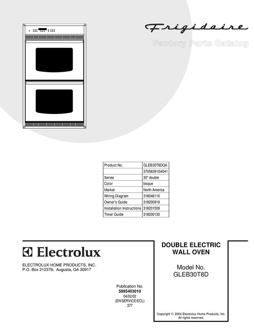 Frigidaire GLEB30T8D User manual