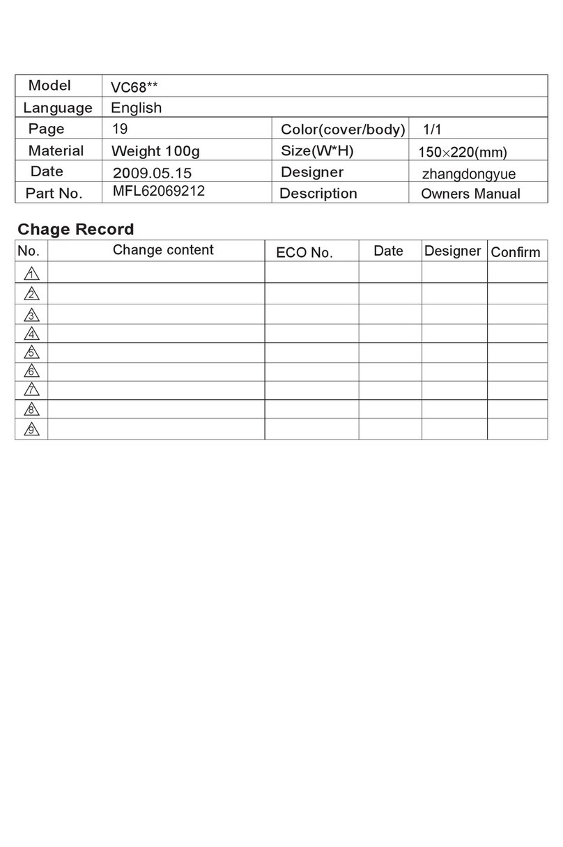 LG VC6820NRT owner's manual