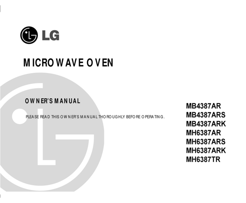 LG MH6387ARK User manual