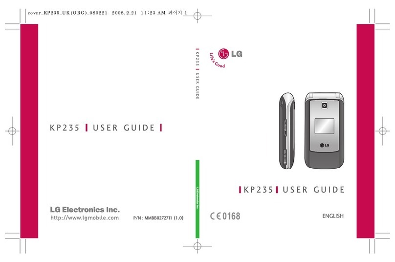 LG KP235 user guide