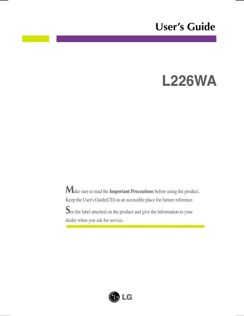 LG L226WA-WN User manual