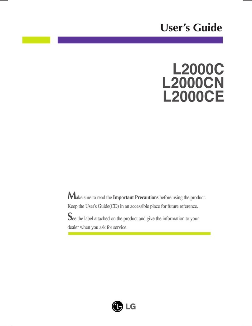 LG L2000CE-SF User manual