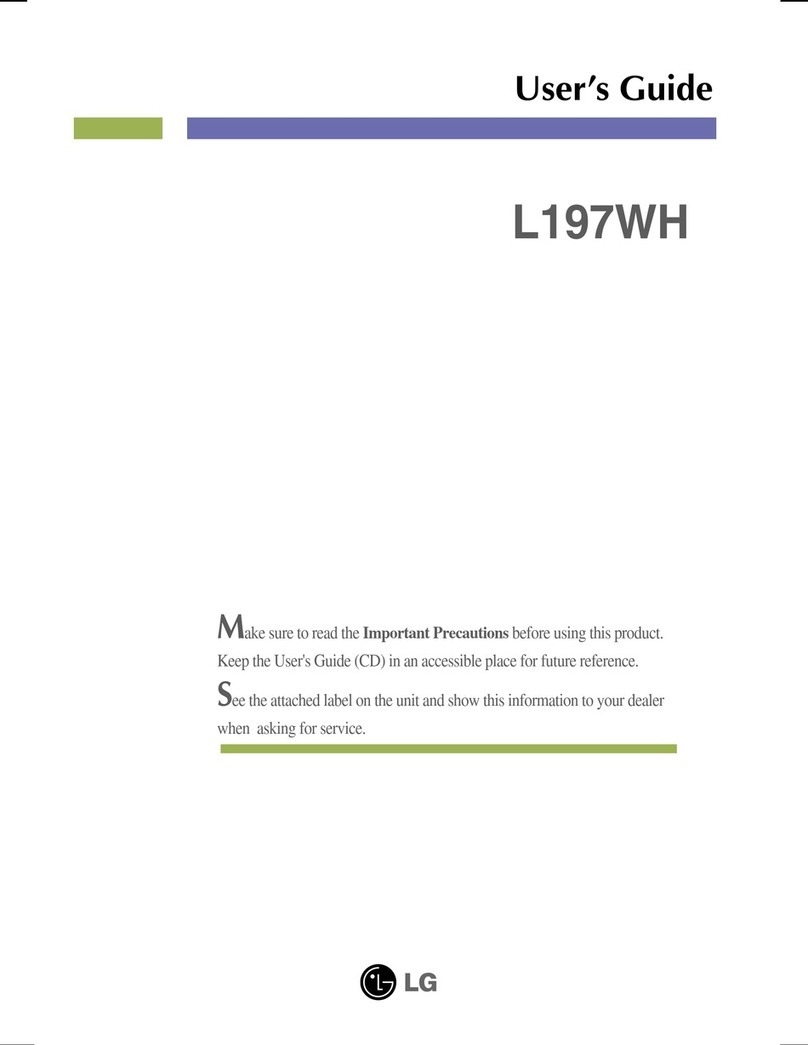 LG L197WH-PF User manual