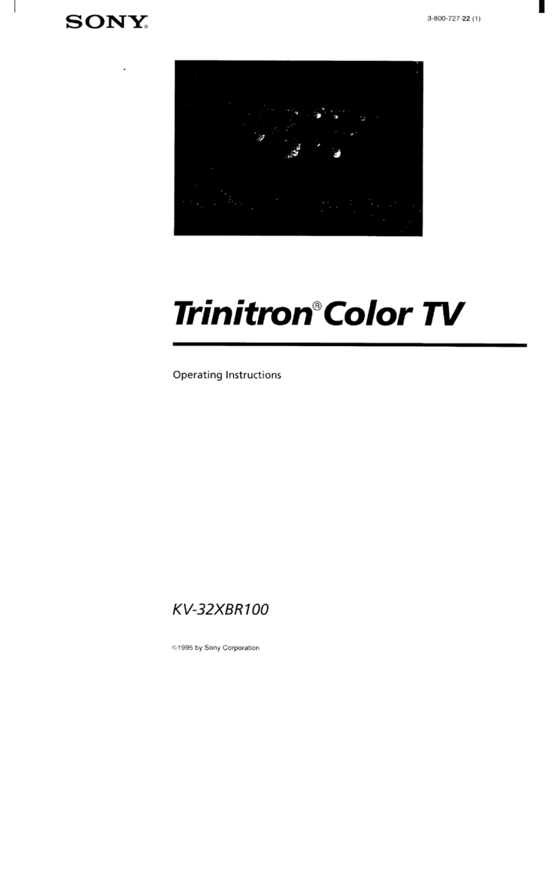 Sony KV-32XBR100 - 32" Trinitron Xbr2 Color... User manual