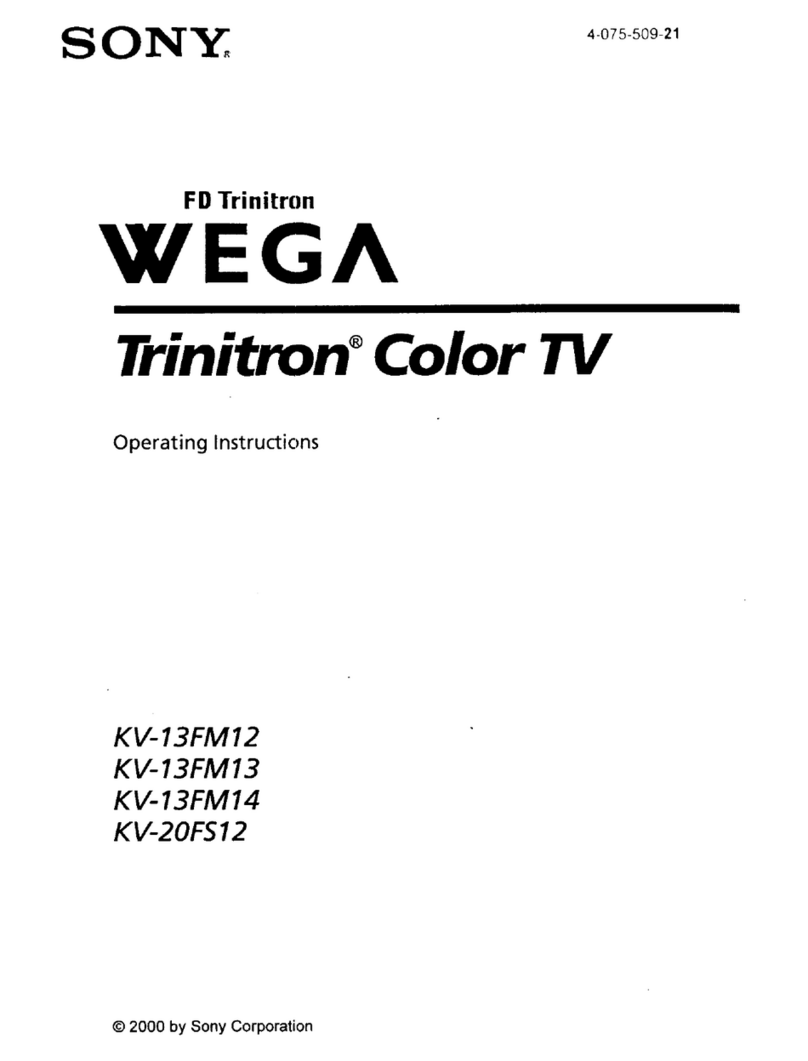 Sony FD TRINITRON WEGA KV-13FM12 User manual