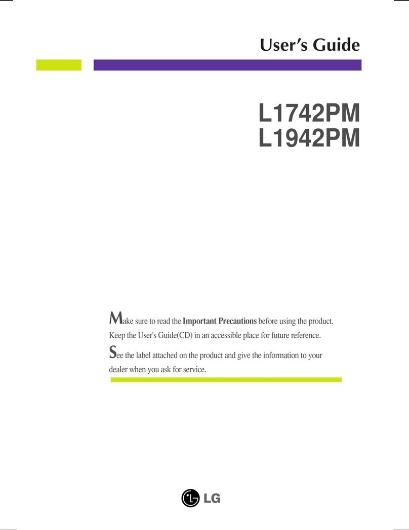 LG L1742PM-SS User manual