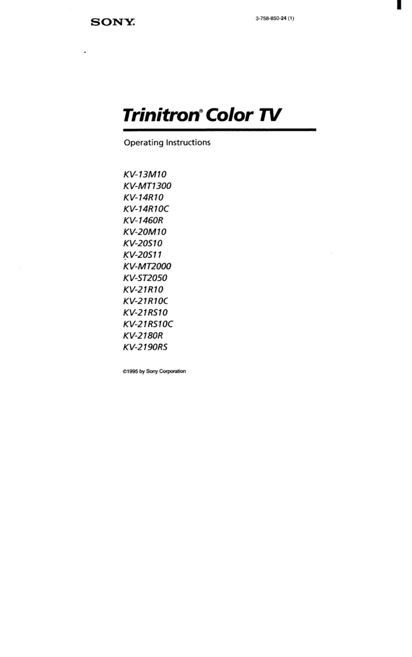 Sony KV-20S10 User manual