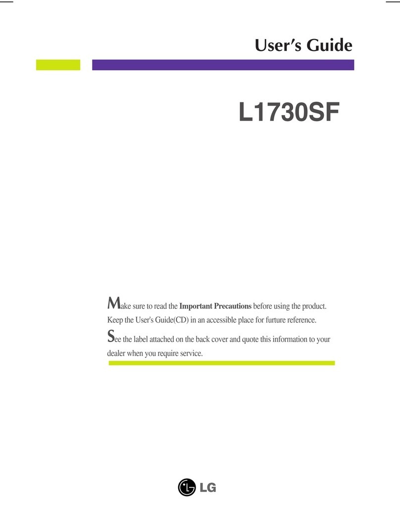 LG L1730SF-BV User manual