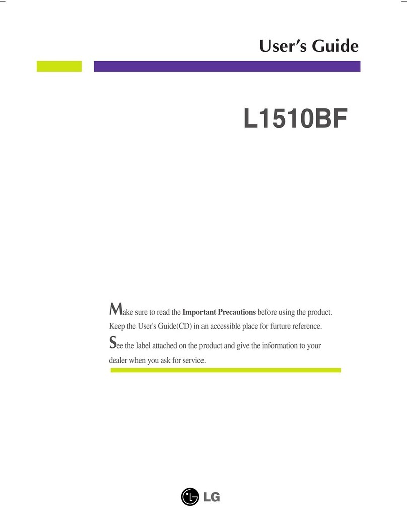 LG L1510BF-SV User manual