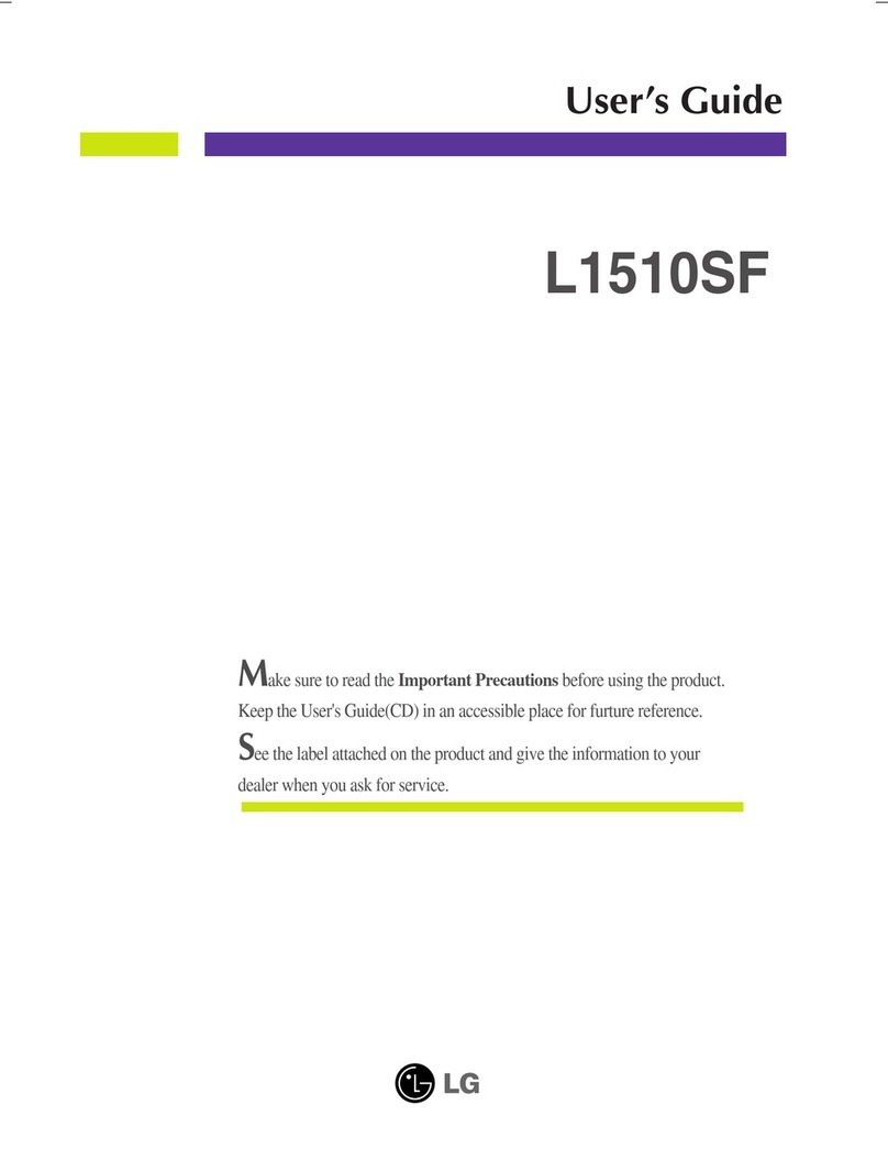 LG L1510SF-SV User manual