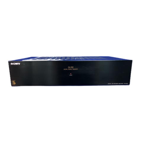 Sony RMR-TP1 - Digital Link Touch Panel User manual Sony RMR-TP1 - Digital Link Touch Panel User manual