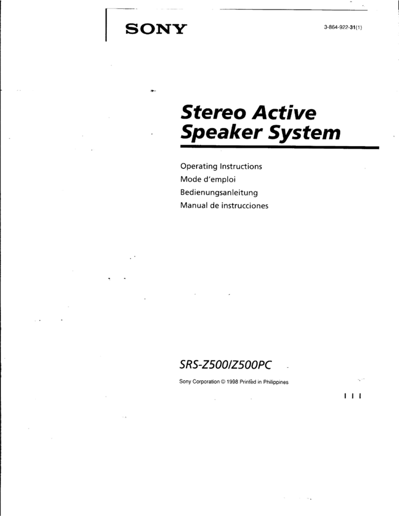 Sony SRS-Z500 User manual
