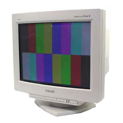Sony GDM-17SE1/P User manual