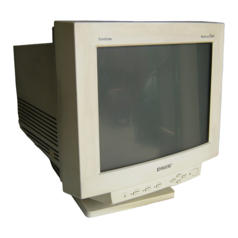 Sony Trinitron CPD-15SX1 User manual