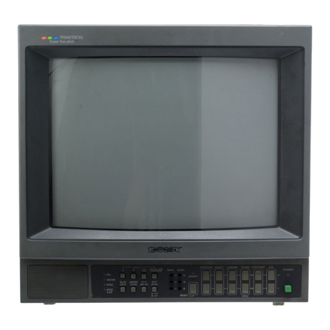 Sony Trinitron PVM-1341 User manual