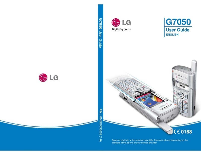 LG G7050 User manual