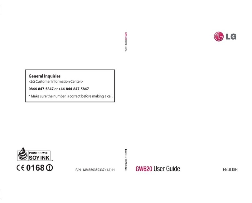 LG GW620 user guide