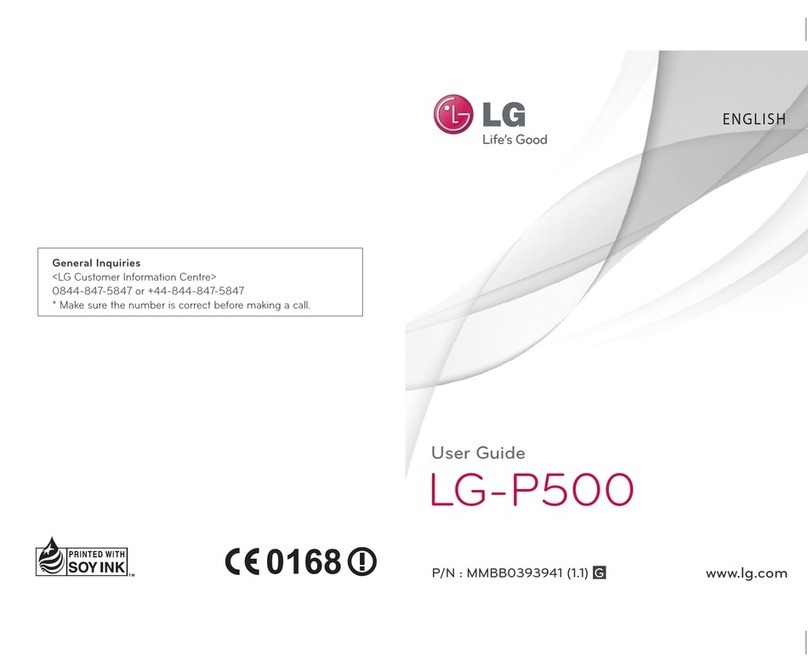 LG LG-P500 User manual