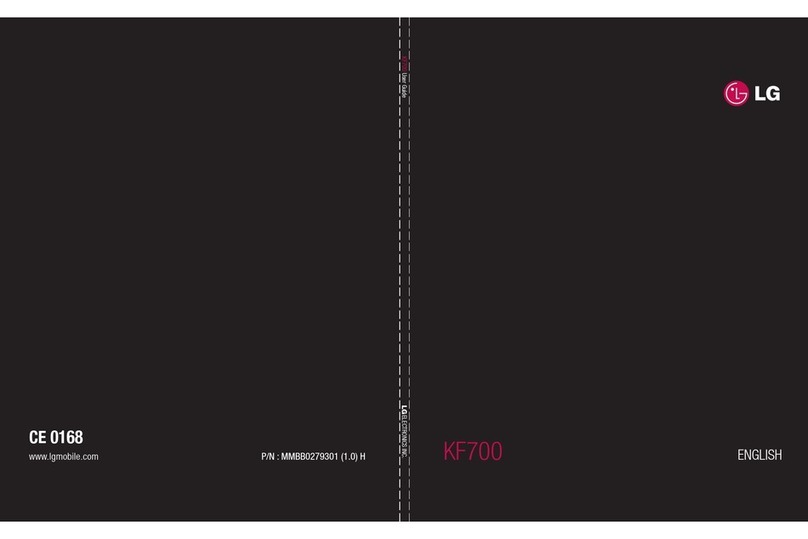 LG KF700 User manual