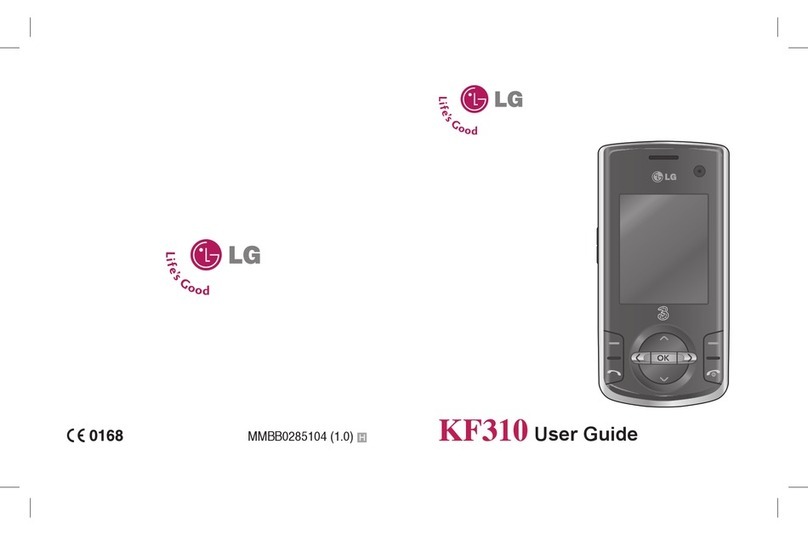 LG KF310 User manual