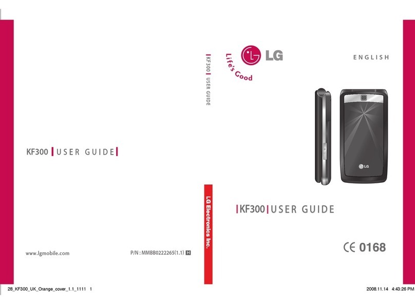 LG KF300 user guide