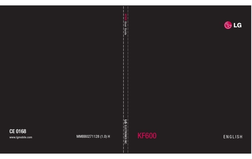 LG KF600 user guide
