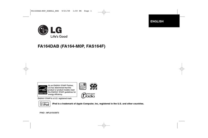 LG FA164DAB User manual